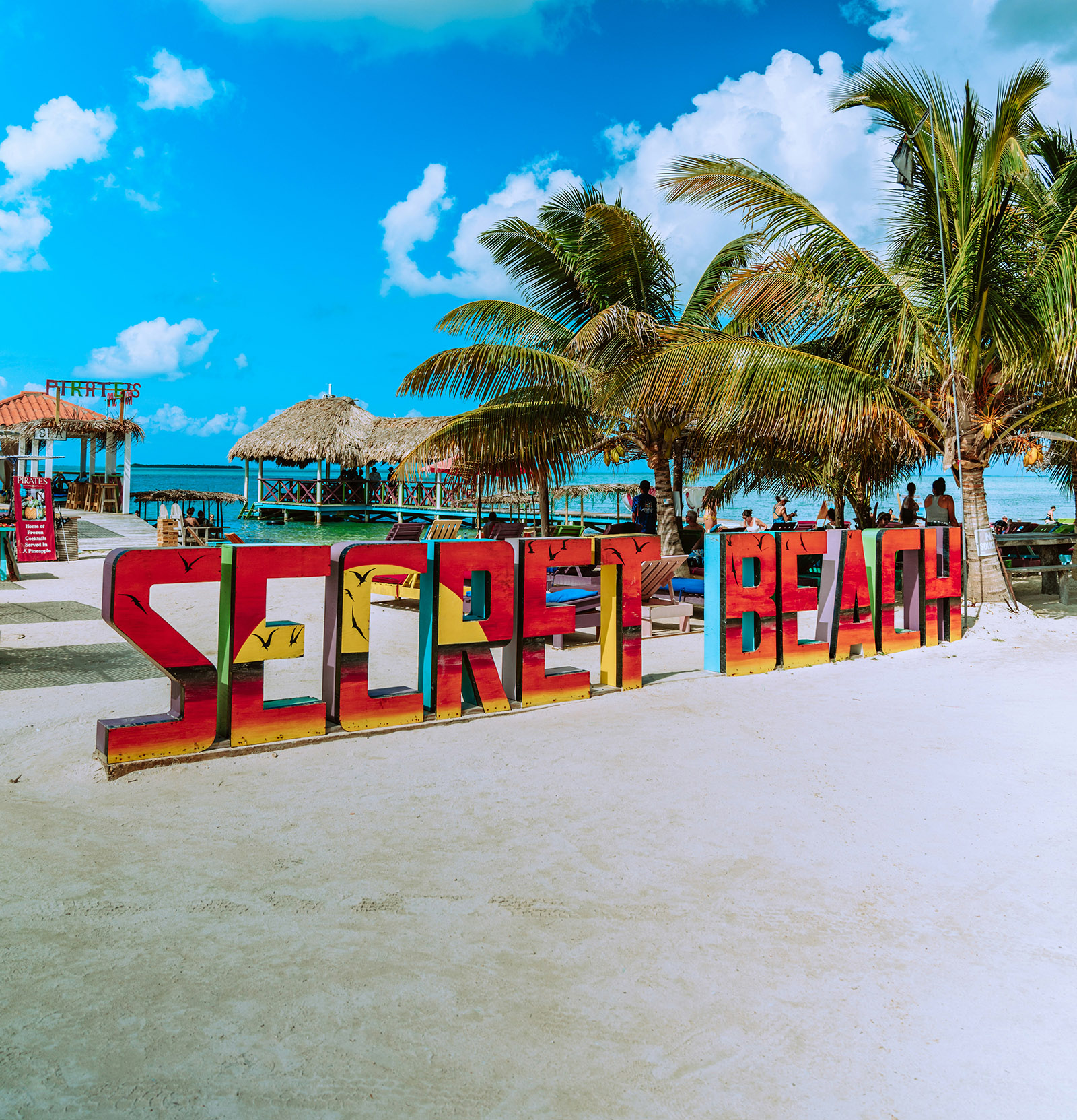 Visiting Secret Beach by Golf Cart