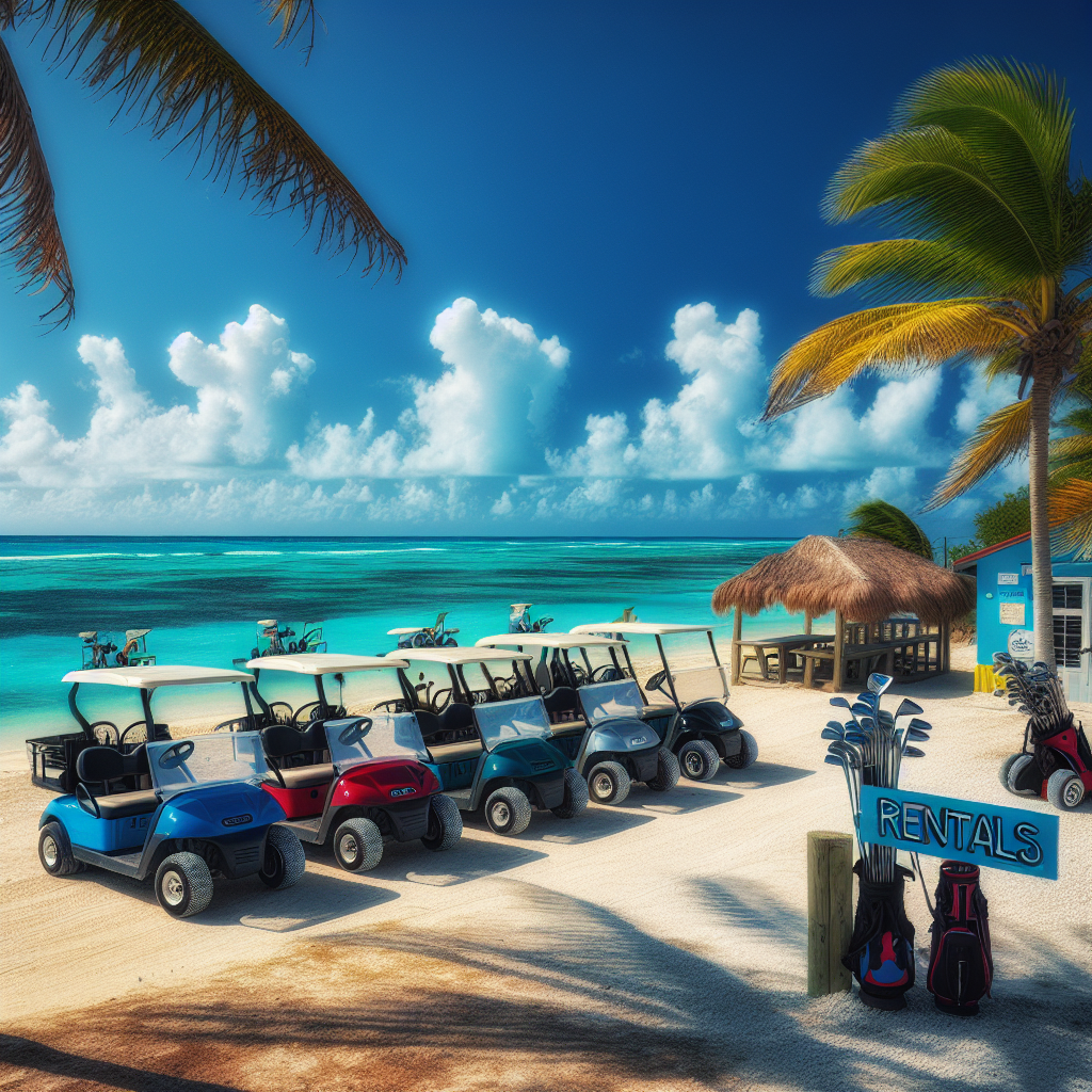 Ambergris Caye golf cart rentals