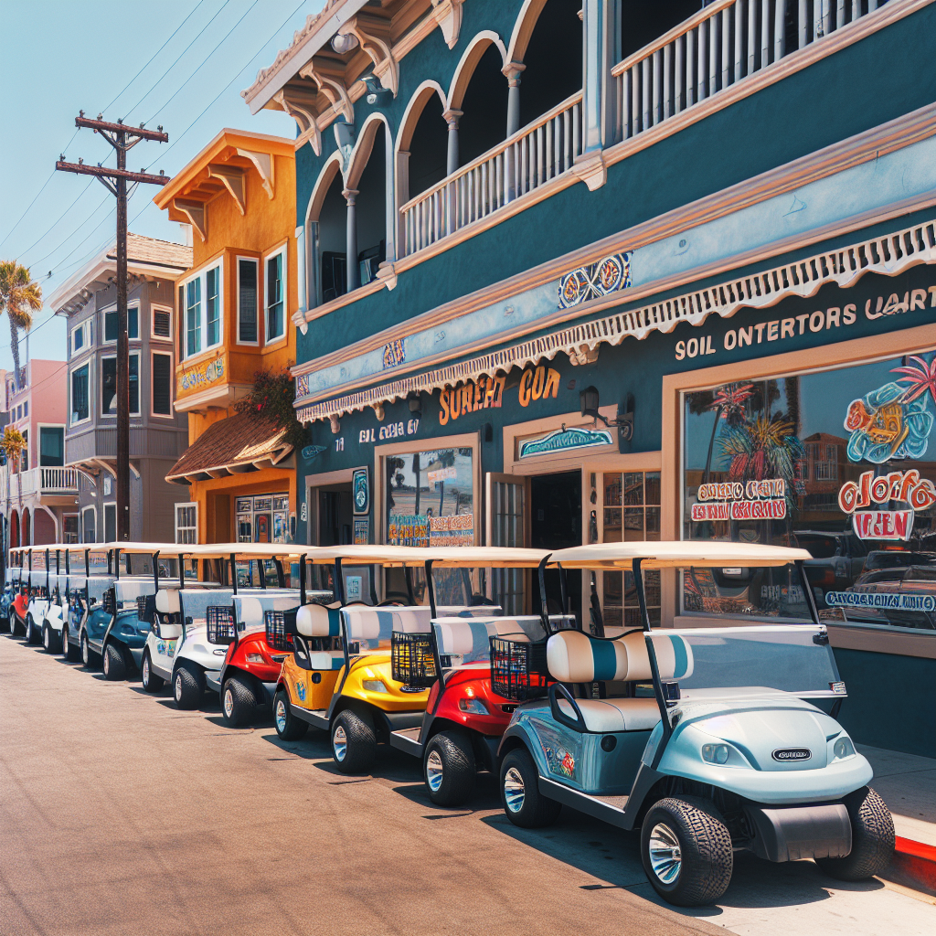 golf cart rentals in San Pedro