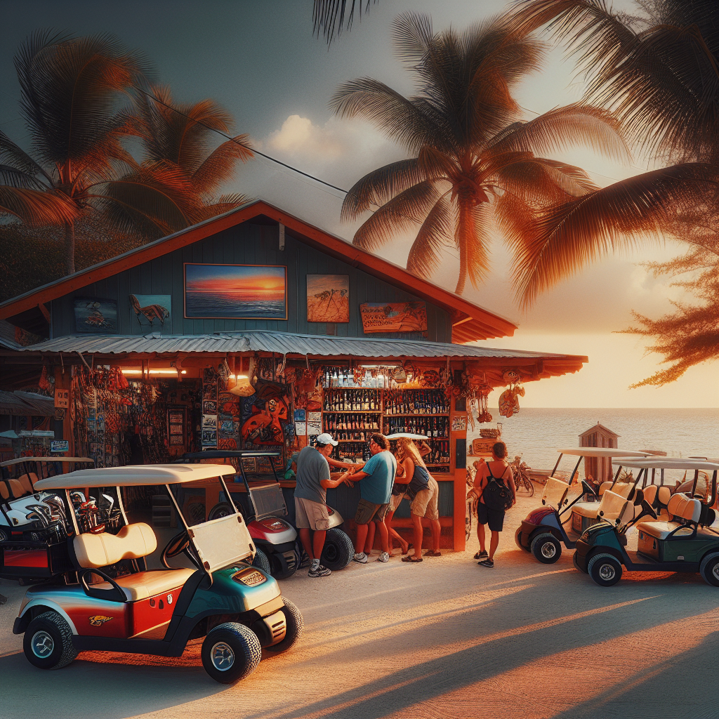 San Pedro Belize golf cart rental