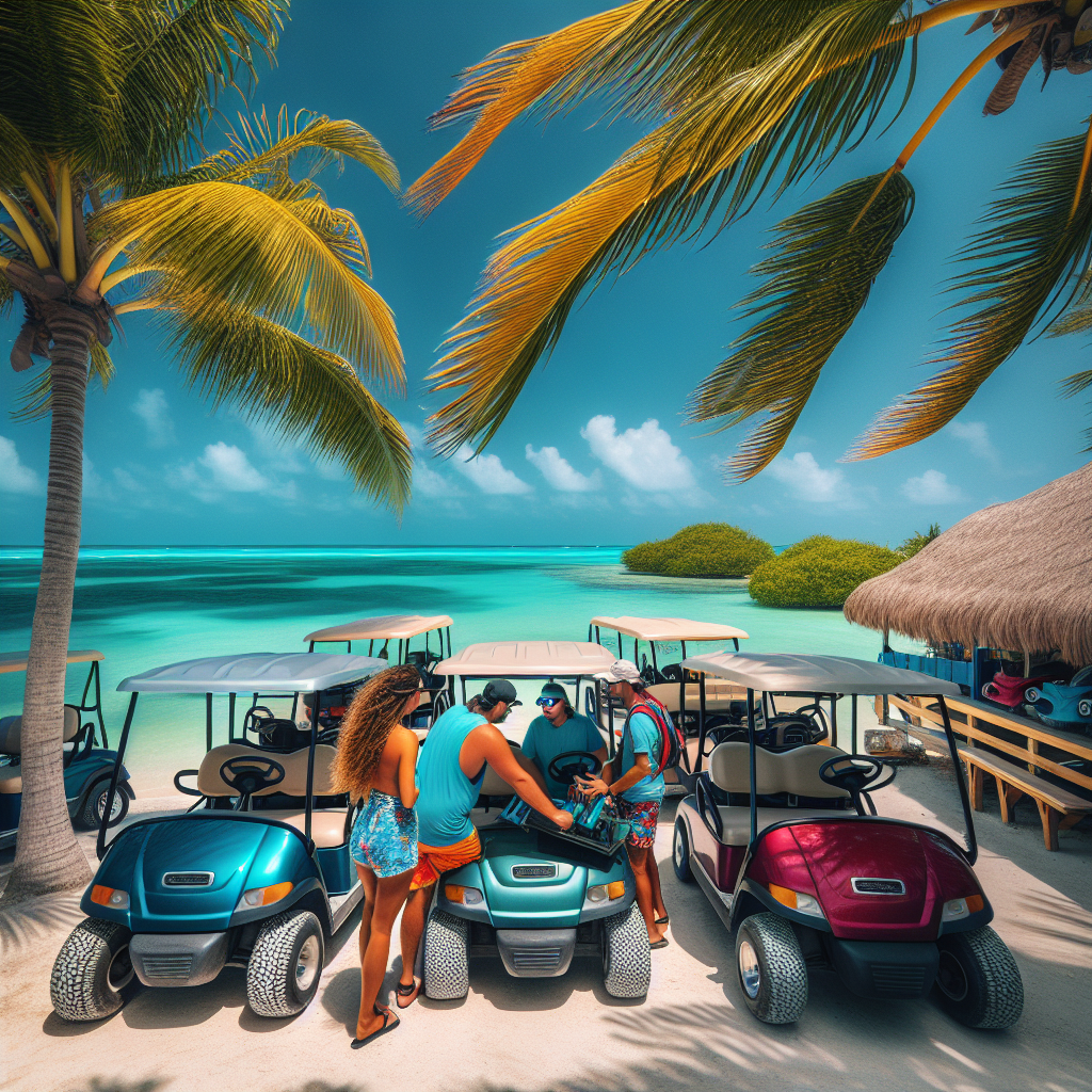 Ambergris Caye golf cart rentals