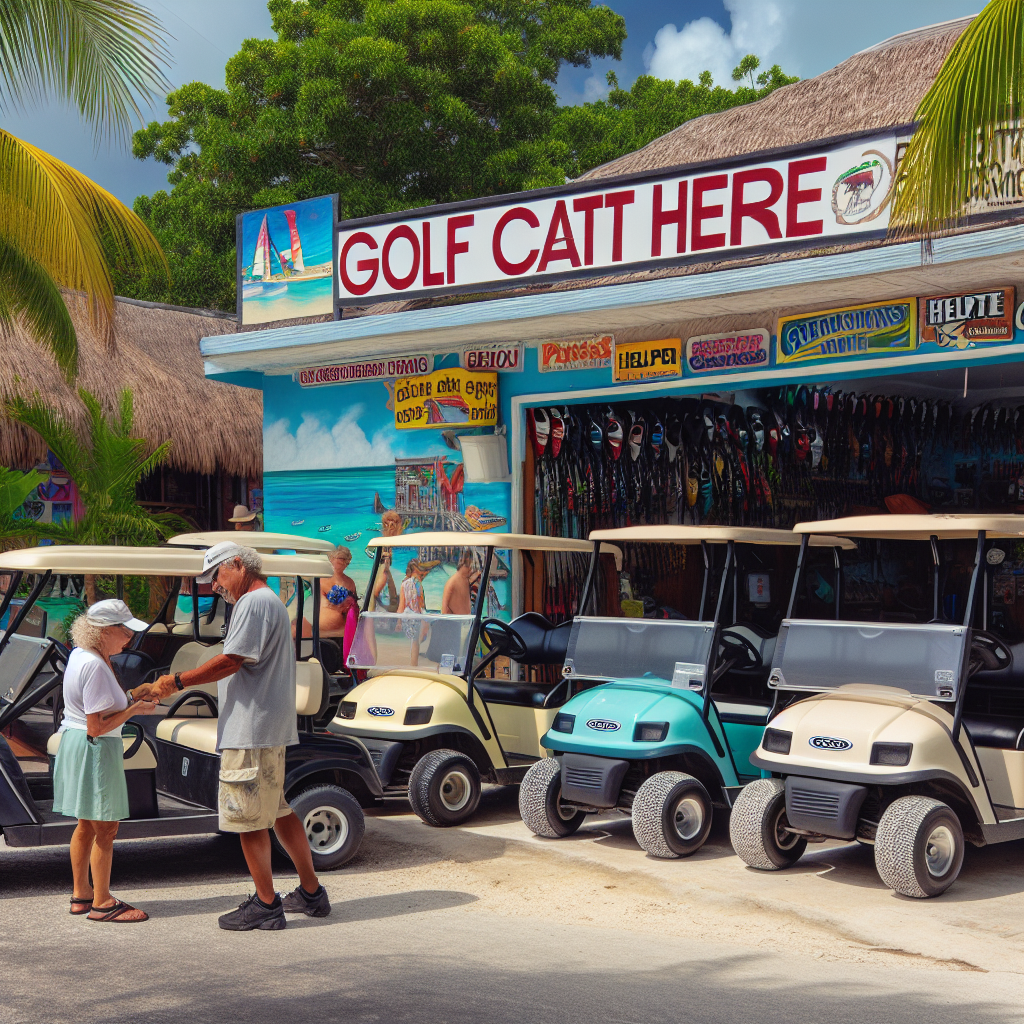 Belize golf cart hire