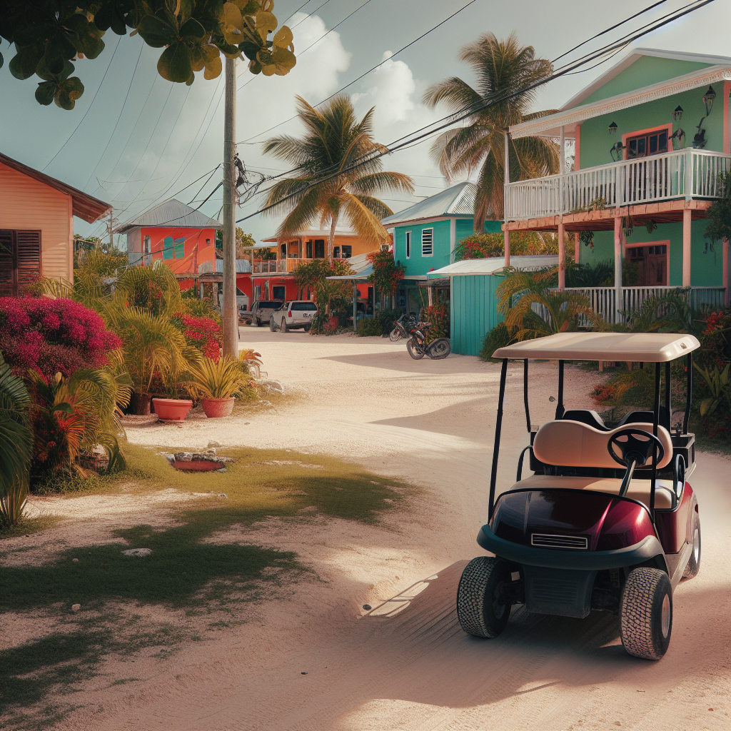 San Pedro Belize golf cart rental