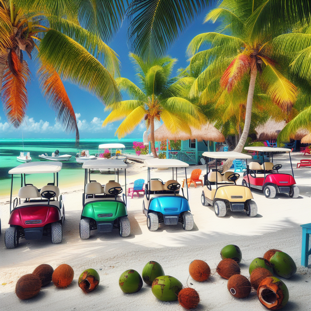 Ambergris Caye golf cart rentals