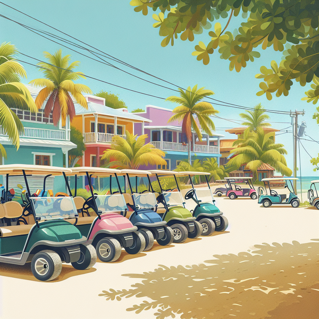 San Pedro Belize golf cart rental