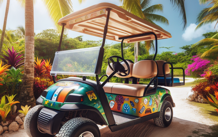 4 seater golf cart rental Belize