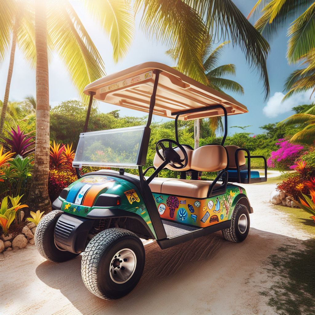 4 seater golf cart rental Belize