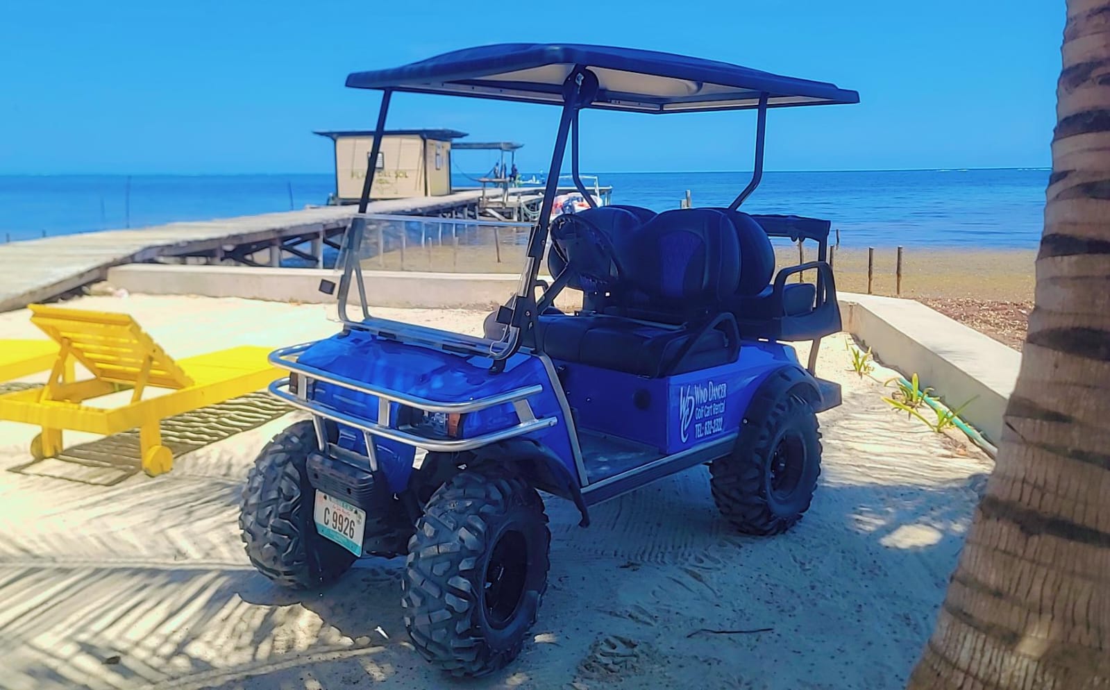 golf cart rental ambergris caye Wind Dancer Golf Cart Rental