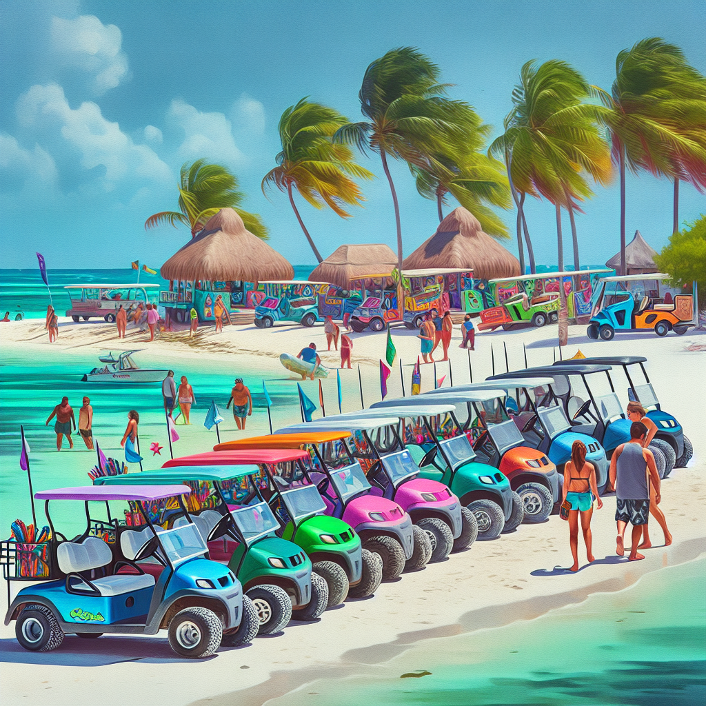 EcoFriendly Exploration Golf Cart Rentals on Ambergris Caye Wind Dancer Golf Cart Rental Wind Dancer Golf Cart Rental Ambergris Caye golf cart rentals