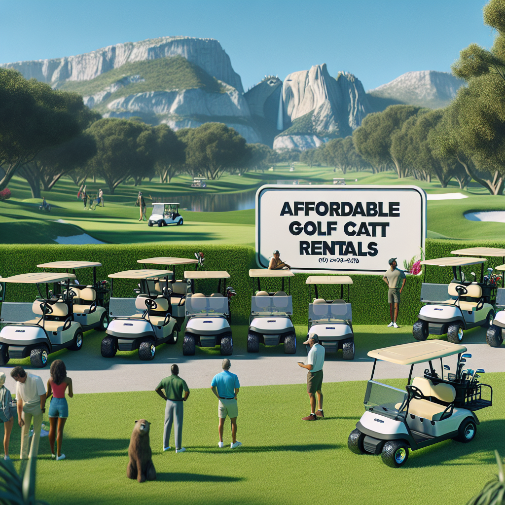 affordable golf cart rentals