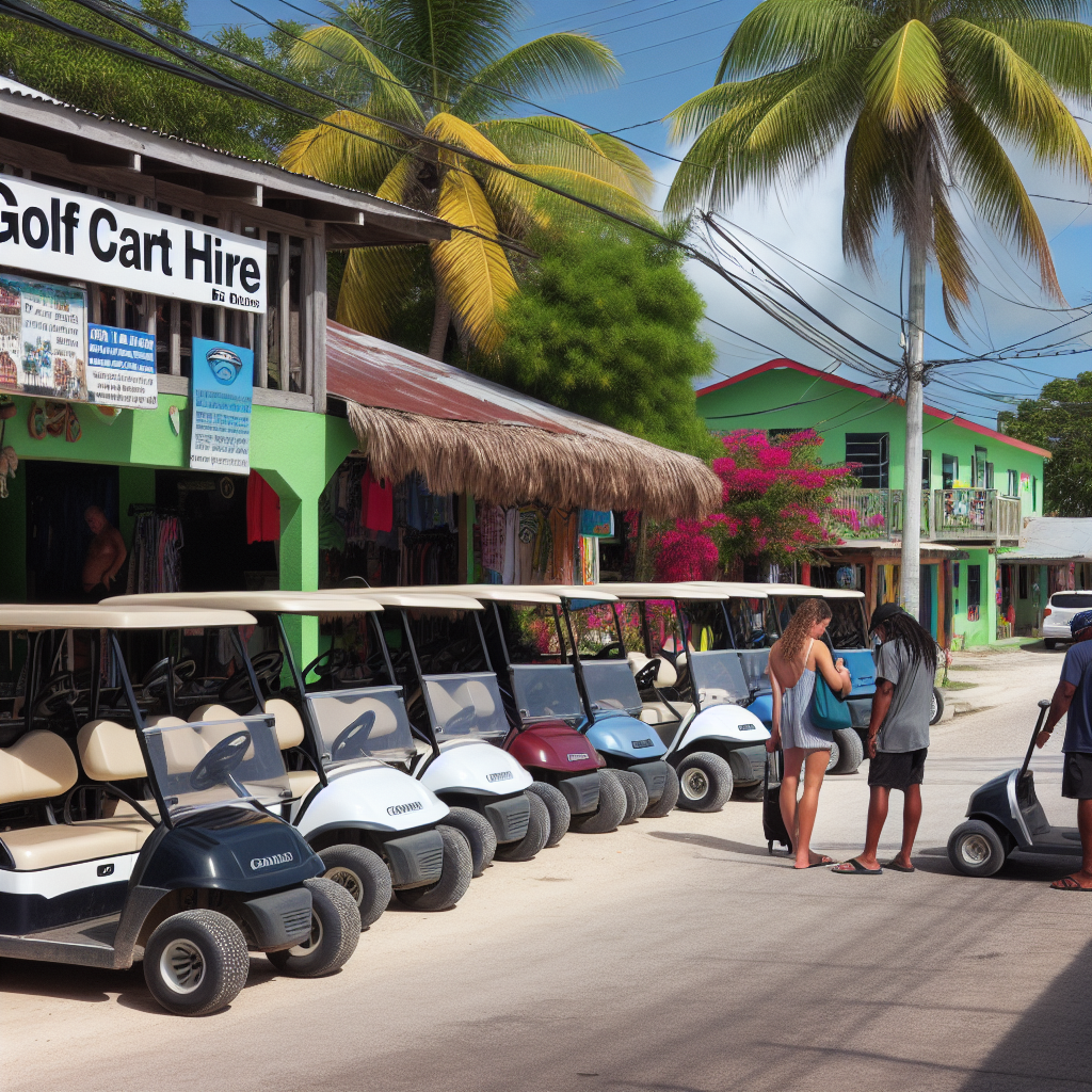 Belize golf cart hire
