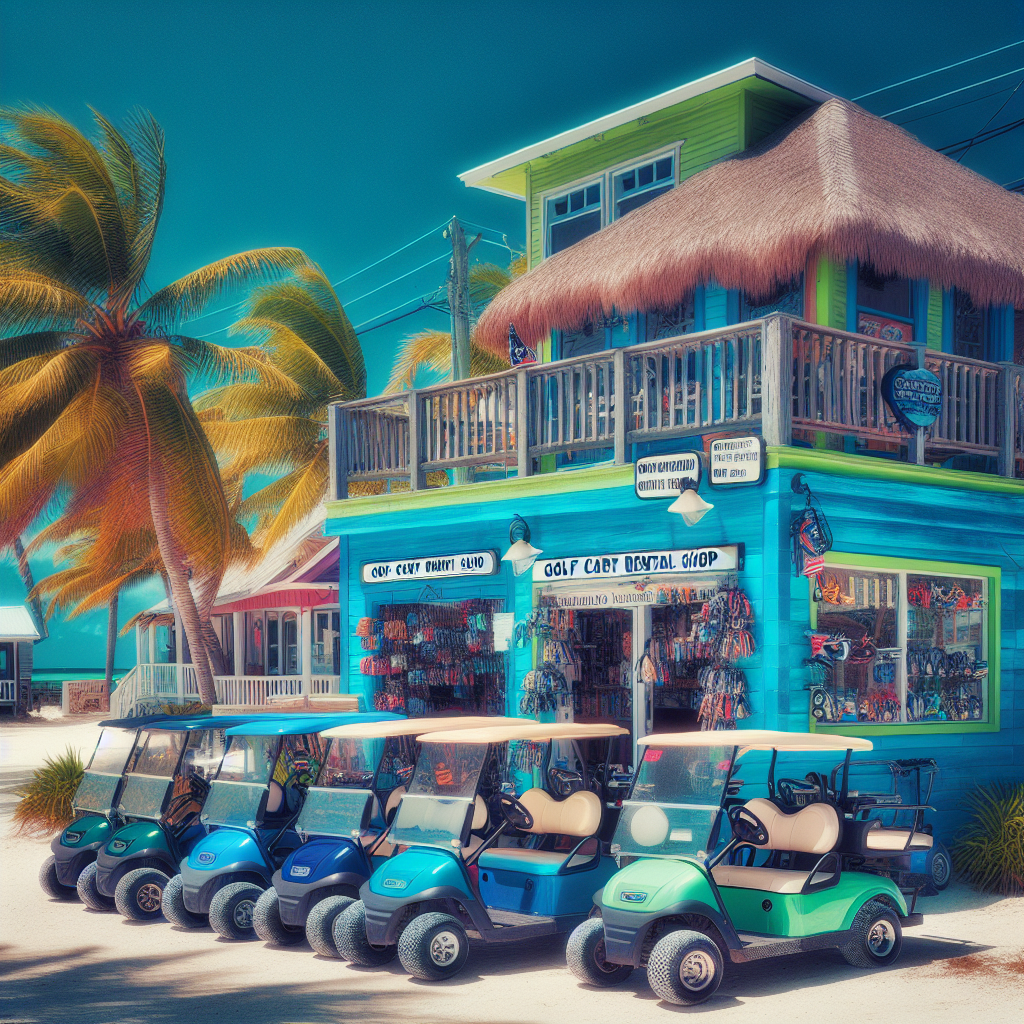 San Pedro Belize golf cart rental