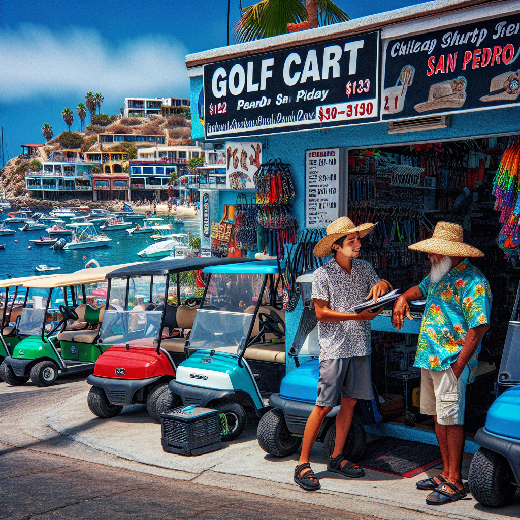 golf cart rentals in San Pedro