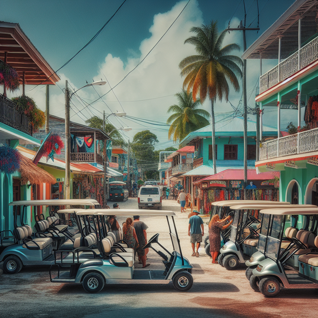 Belize golf cart hire