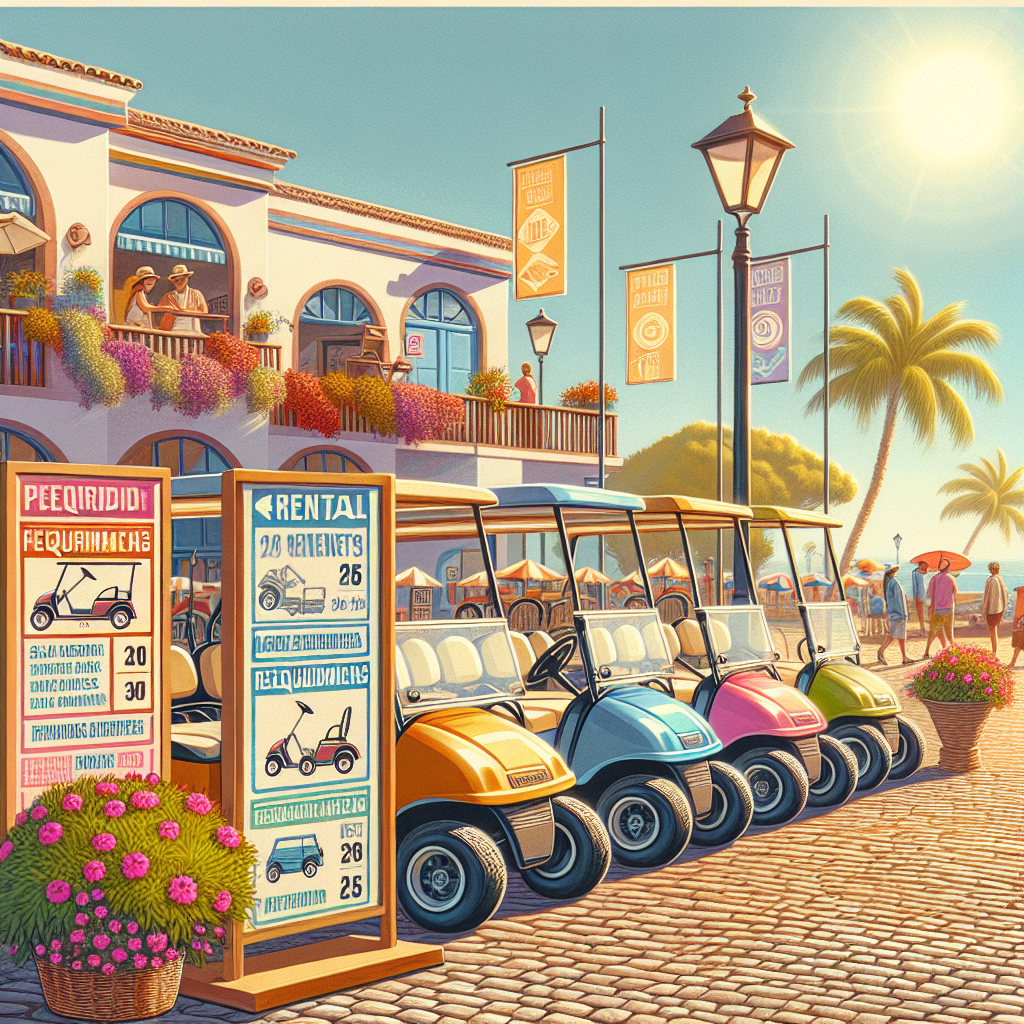 golf cart rentals in San Pedro