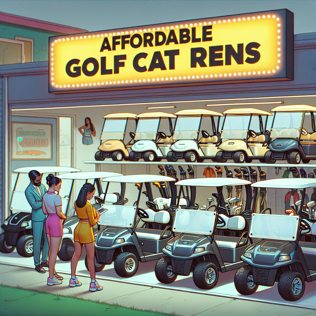 affordable golf cart rentals