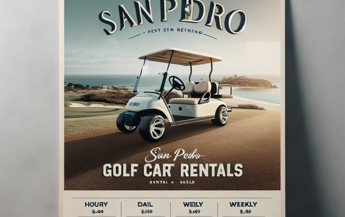 San Pedro golf cart rental rates