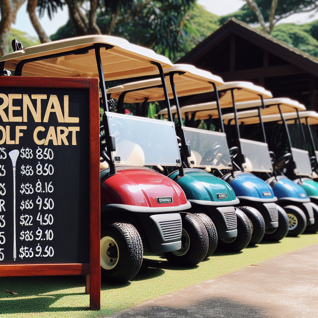 San Pedro golf cart rental rates