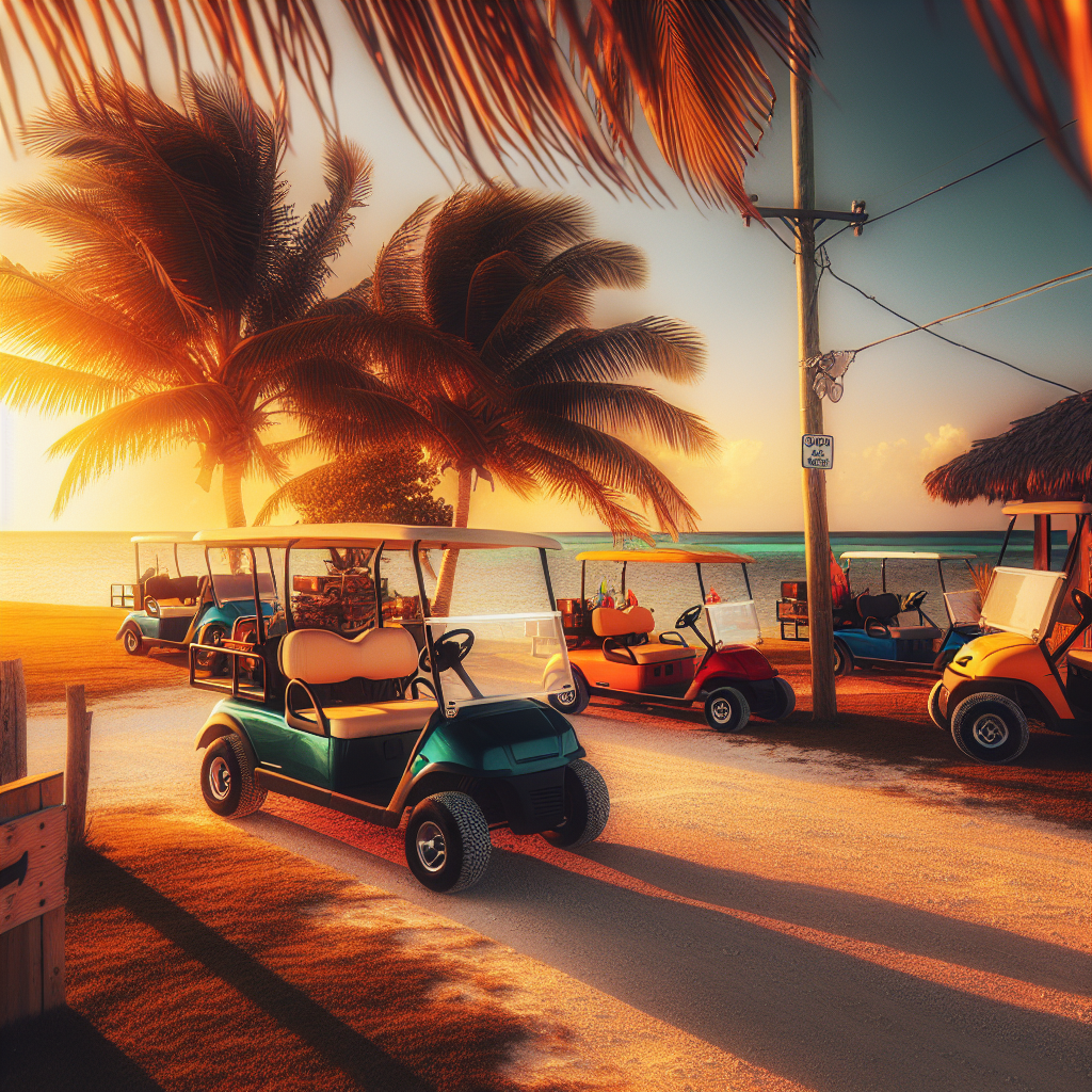 Ambergris Caye golf cart rentals