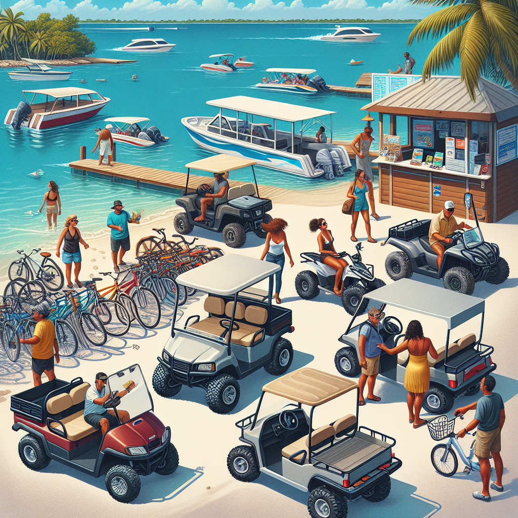 Belize island transportation rentals