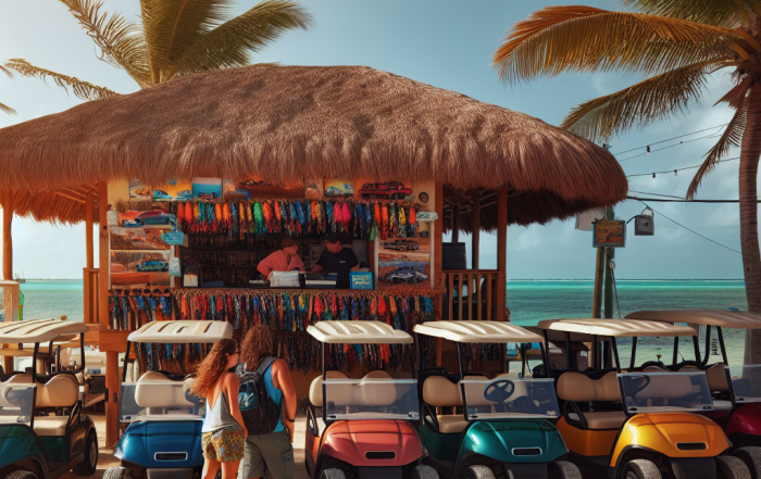 San Pedro Belize golf cart rental