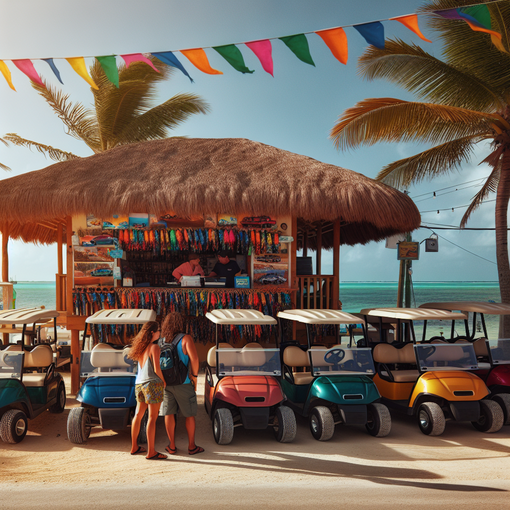San Pedros Secret to Seamless Travel A Look at the Wind Dancer Golf Cart Rental Wind Dancer Golf Cart Rental San Pedro Belize golf cart rental