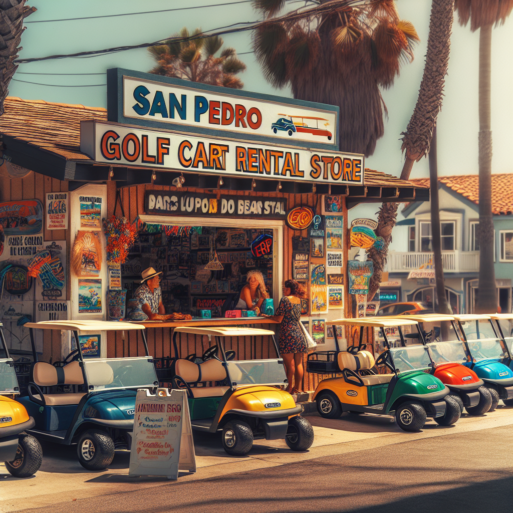 golf cart rentals in San Pedro