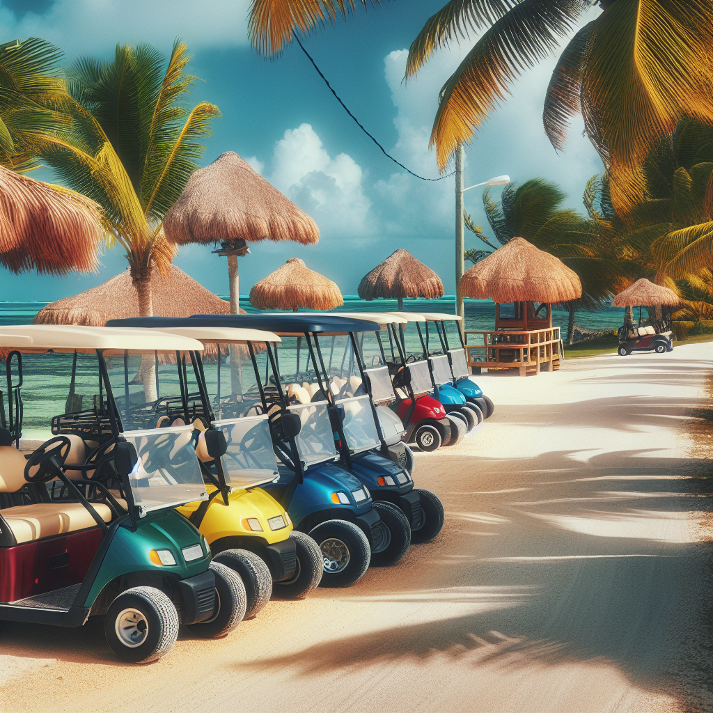 Ambergris Caye golf cart rentals