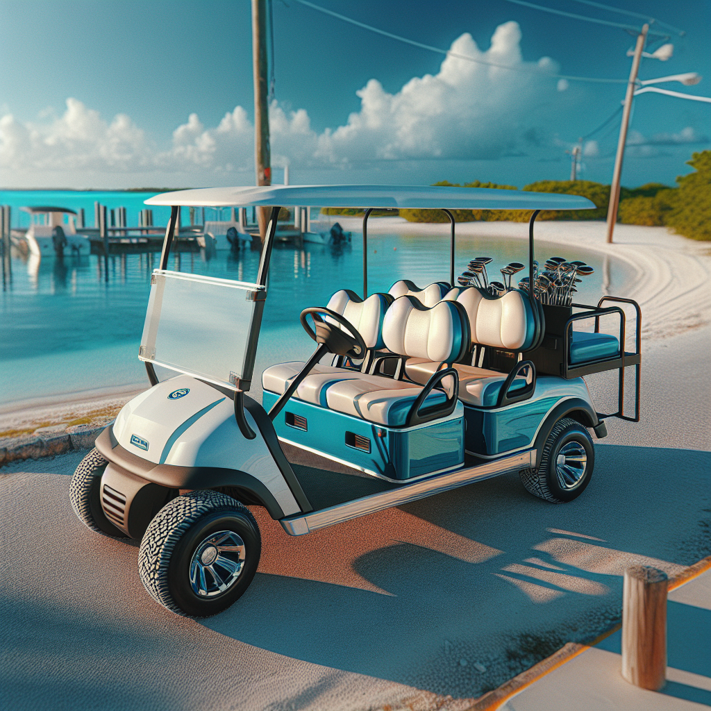 6 seater golf cart rental Ambergris Caye