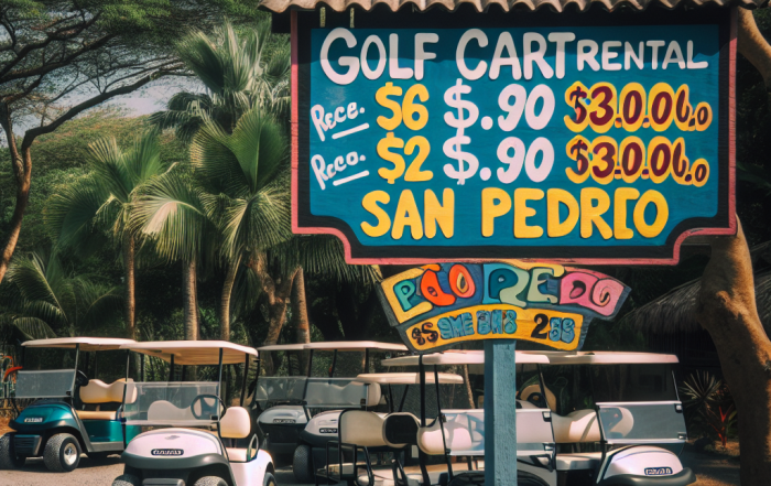 San Pedro golf cart rental rates