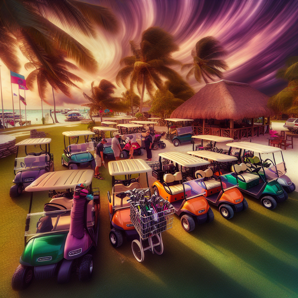 Ambergris Caye golf cart rentals