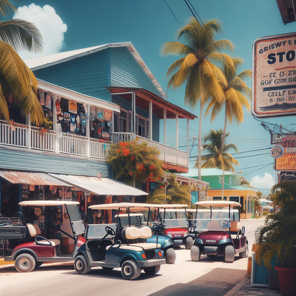 Belize golf cart hire